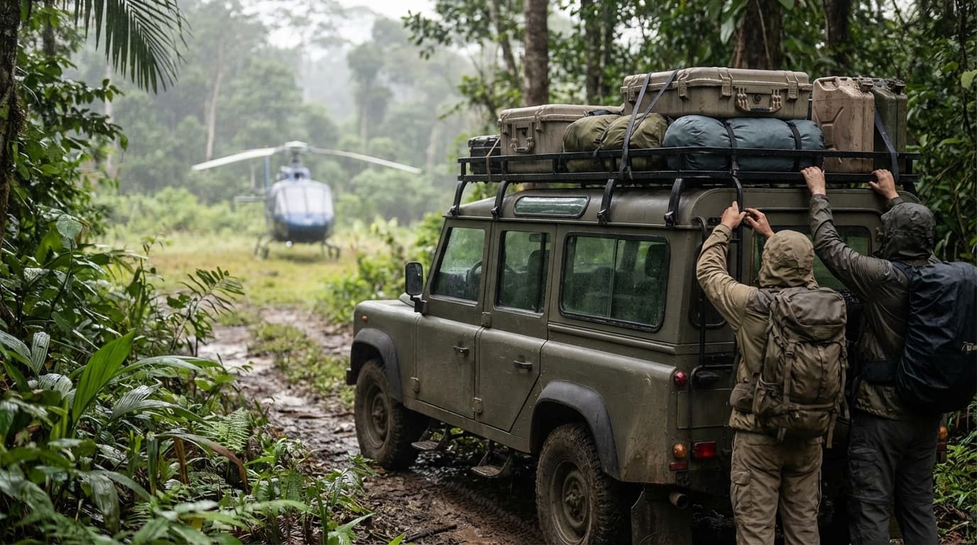 Logistique de production en environnement jungle isolé